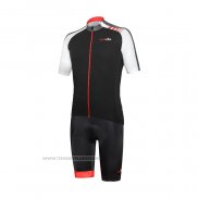 2021 Maillot Cyclisme RH+ Gris Blanc Manches Courtes et Cuissard