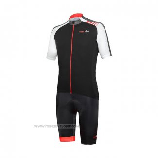 2021 Maillot Cyclisme RH+ Gris Blanc Manches Courtes et Cuissard