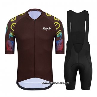 2021 Maillot Cyclisme Ralph Marron Manches Courtes et Cuissard