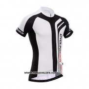 2014 Maillot Ciclismo Fox Cyclingbox Brillant Noir et Blanc Manches Courtes et Cuissard