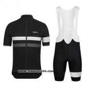 2015 Maillot Ciclismo Rapha Noir et Blanc Manches Courtes et Cuissard