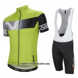 2016 Maillot Ciclismo Nalini Lumiere Vert Manches Courtes et Cuissard