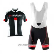 2017 Maillot Ciclismo Biemme Identity Noir Manches Courtes et Cuissard