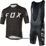 2017 Maillot Ciclismo Fox Ascent Comp Noir Manches Courtes et Cuissard