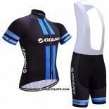 2017 Maillot Ciclismo Giant Noir Manches Courtes et Cuissard