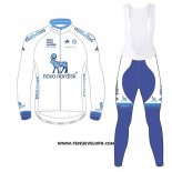 2017 Maillot Ciclismo Novo Nordisk Blanc Manches Longues et Cuissard