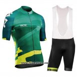 2018 Maillot Ciclismo Northwave Blade Vert Manches Courtes et Cuissard