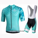 2019 Maillot Ciclismo Bianchi MTX Vert Manches Courtes et Cuissard