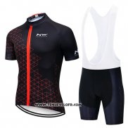 2019 Maillot Ciclismo Northwave Noir Rouge Manches Courtes et Cuissard