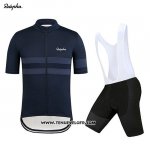 2019 Maillot Ciclismo Rapha Fonce Bleu Manches Courtes et Cuissard
