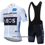 2020 Maillot Ciclismo Ineos Blanc Noir Manches Courtes et Cuissard