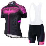 2020 Maillot Ciclismo Northwave Fuchsia Noir Manches Courtes et Cuissard