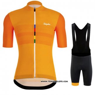 2020 Maillot Ciclismo Rapha Orange Manches Courtes et Cuissard