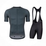 2021 Maillot Cyclisme Pearl Izumi Gris Noir Manches Courtes et Cuissard