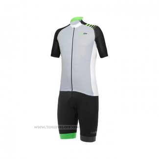 2021 Maillot Cyclisme RH+ Gris Manches Courtes et Cuissard