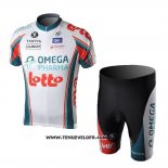 2010 Maillot Ciclismo Omega Pharma Lotto Champion Italie Manches Courtes et Cuissard