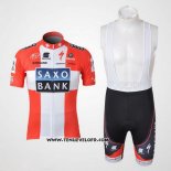 2010 Maillot Ciclismo Saxo Bank Champion Danemark Manches Courtes et Cuissard
