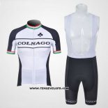 2011 Maillot Ciclismo Colnago Noir et Blanc Manches Courtes et Cuissard