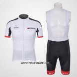 2012 Maillot Ciclismo Nalini Blanc et Noir Manches Courtes et Cuissard