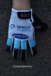 2014 Quick Step Gants Doigts Longs Ciclismo Blanc