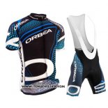 2015 Maillot Ciclismo Orbea Noir et Bleu Manches Courtes et Cuissard