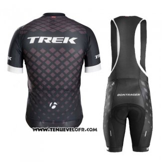 2016 Maillot Ciclismo Trek Bontrager Noir Manches Courtes et Cuissard