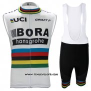 2017 Gilet Coupe-vent Bora Blanc et Noir