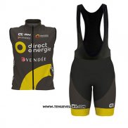 2017 Gilet Coupe-vent Direct Energie Noir et Jaune