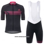 2017 Maillot Ciclismo Giro D'italie Noir Manches Courtes et Cuissard