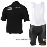 2017 Maillot Ciclismo Lotto Soudal Noir Manches Courtes et Cuissard