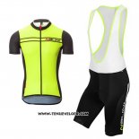 2017 Maillot Ciclismo Nalini Sinello Ti Vert Manches Courtes et Cuissard