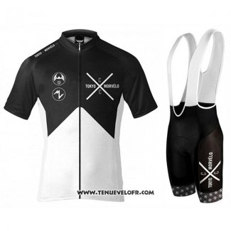 2017 Maillot Ciclismo Tokyo X Morvelo Blanc et Noir Manches Courtes et Cuissard