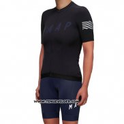 2019 Maillot Ciclismo Femme MAAP Escape Noir Manches Courtes et Cuissard