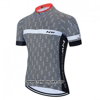 2020 Maillot Ciclismo Northwave Blanc Gris Manches Courtes et Cuissard