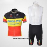 2010 Maillot Ciclismo Quick Step Champion Belgique Manches Courtes et Cuissard