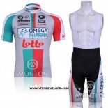 2011 Maillot Ciclismo Omega Pharma Lotto Beige Manches Courtes et Cuissard