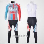 2011 Maillot Ciclismo Omega Pharma Lotto Beige Manches Longues et Cuissard