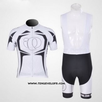 2011 Maillot Ciclismo Pearl Izumi Noir et Blanc Manches Courtes et Cuissard