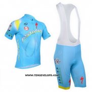 2013 Maillot Ciclismo Astana Azur Manches Courtes et Cuissard