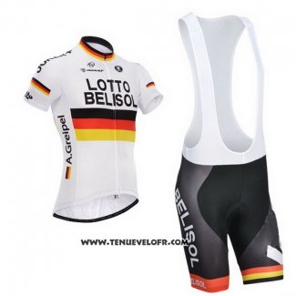 2014 Maillot Ciclismo Lotto Belisol Campion Allemagne Manches Courtes et Cuissard