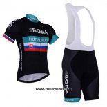 2017 Maillot Ciclismo Bora Hansgrohe Noir Manches Courtes et Cuissard