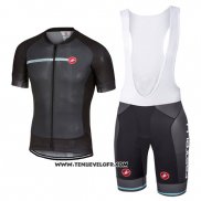 2017 Maillot Ciclismo Castelli Lumiere Noir Manches Courtes et Cuissard