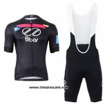 2017 Maillot Ciclismo Equipo 8bar Noir Manches Courtes et Cuissard