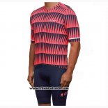 2019 Maillot Ciclismo MAAP Rouge Noir Manches Courtes et Cuissard