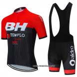 2020 Maillot Ciclismo BH Templo Rouge Noir Blanc Manches Courtes et Cuissard