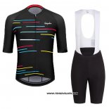 2020 Maillot Ciclismo Rapha Noir Manches Courtes et Cuissard