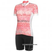 2020 Maillot Cyclisme Femme RH+ Rose Manches Courtes et Cuissard