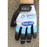 2020 Omega Quick Step Gants Doigts Longs Bleu Blanc