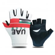 2021 UAE Gants Ete Cyclisme Blanc Rouge