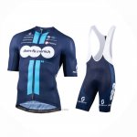 2023 Maillot Cyclisme DSM Bleu Manches Courtes et Cuissard